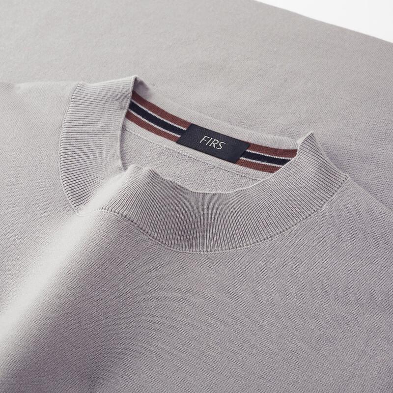 FIRS Men's Luxury Merino Wool Blend Crew Neck Sweater