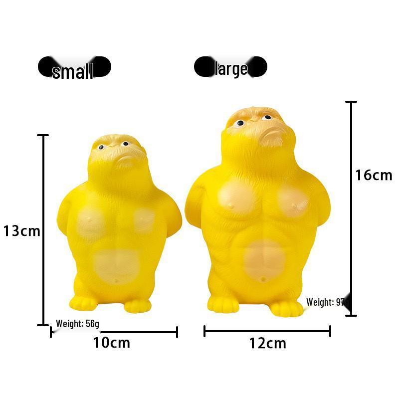 

Мистер. Игрушка-антистресс Хуан Горилла: Упрямая кукла для снятия стресса для взрослых Mr. Huang Gorilla Small