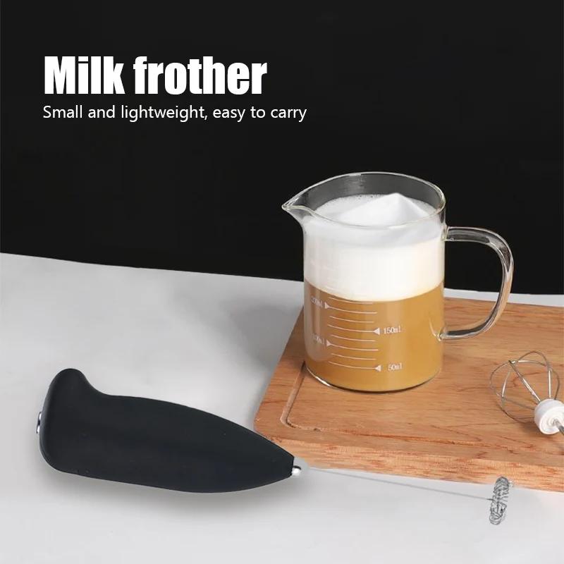 Milchaufschäumer Handmixer Elektrischer Kaffeeschäumer Schneebesen Cappuccino Rührer Mini Tragbare Mixer Home Küche Schneebesen Werkzeug