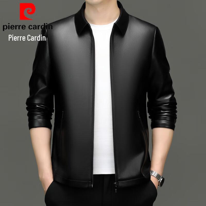 Pierre Cardin Men s Business Casual PU Leather Jacket 175/L