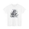 Book Lover T-Shirt | Funny Reading Shirt | Book Trovert Reading Cat T-Shirt