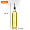 Automatic Glass Oil & Vinegar Dispenser with Transparent Bottle for Kitchen Use