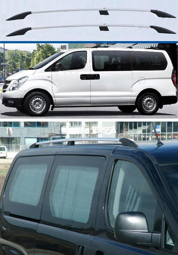 

Рейлинг хром Пластиковые ножки для Hyundai H300, H1, Starex 2008-2020 гг
