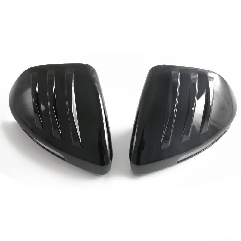 For Chery Tiggo 9 2024 2025 Black Carbonfibe Side Door Mirror Cover Trim Rearview Caps Auto Exterior Parts