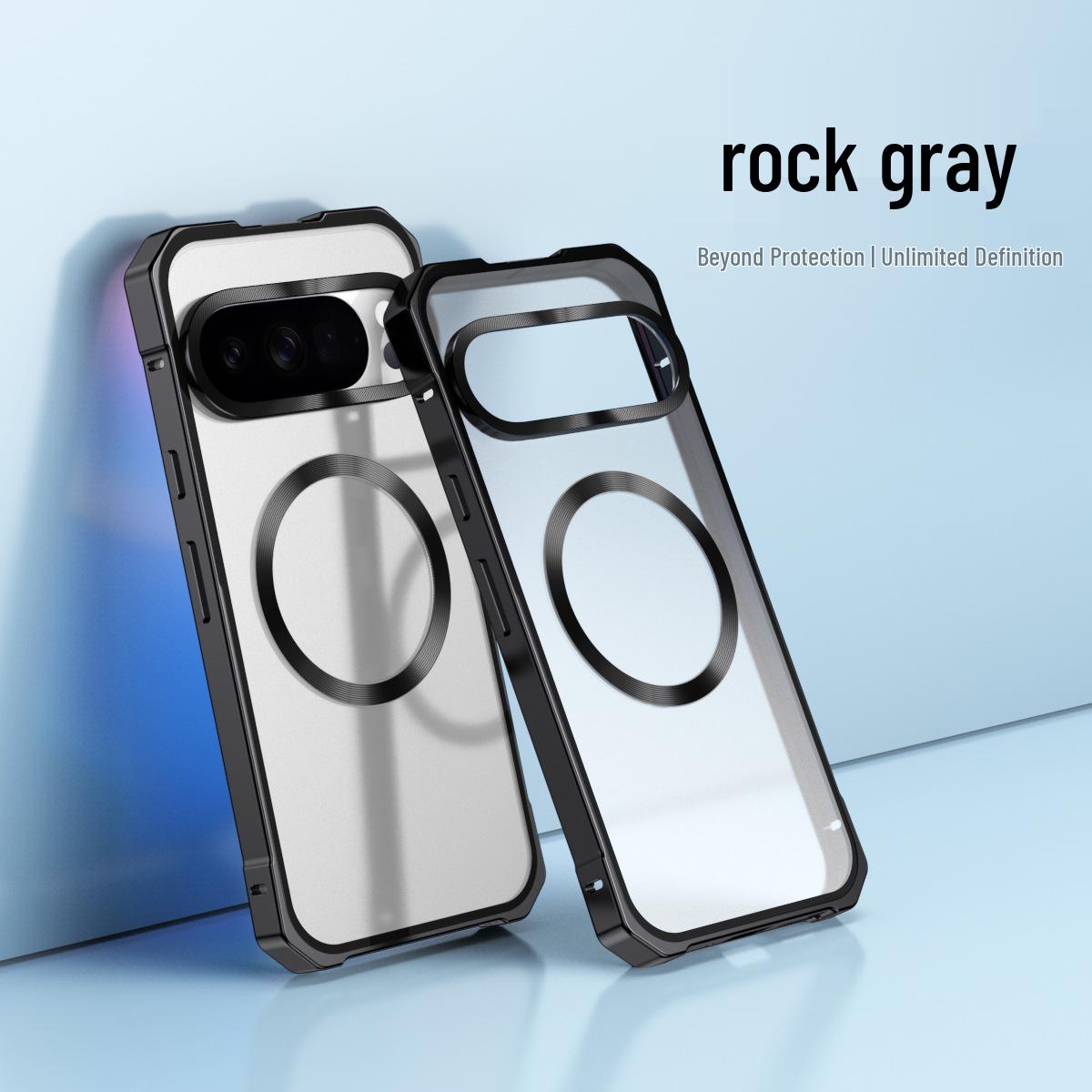 

Google 10 Pro XL Metal Irregular Frosted Magnetic Phone Case Pixel 10
