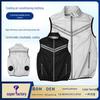 Cooling Vest for Summer: Sleeveless Air-Conditioned Clothing for Outdoor Heatstroke Prevention and Construction Workers.