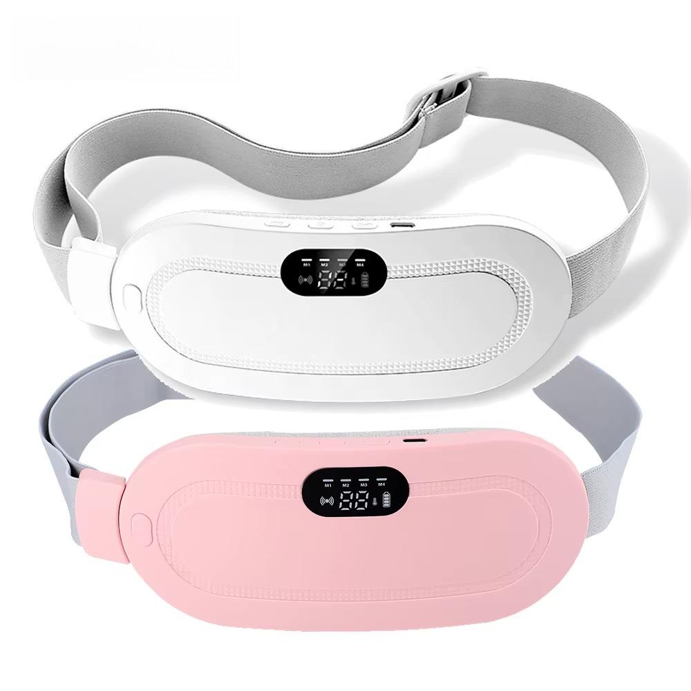 6 Mode Vibrating Heating Belt for Women Period Cramp Relief Menstrual Massager Warm Palace Belt Gift for Her Birthday Gift