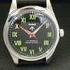 HAND-WINDING VINTAGE HMT INDIAN MENS BLACK COLOR DIAL WATCH a440937-4 HT-a440937