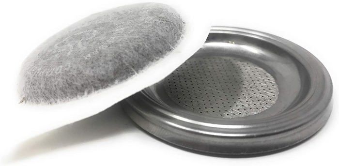 Filtre Porte-dosette - COFFISANO - A63472F - Acier Inoxydable - Compatible ESE - 44 Mm