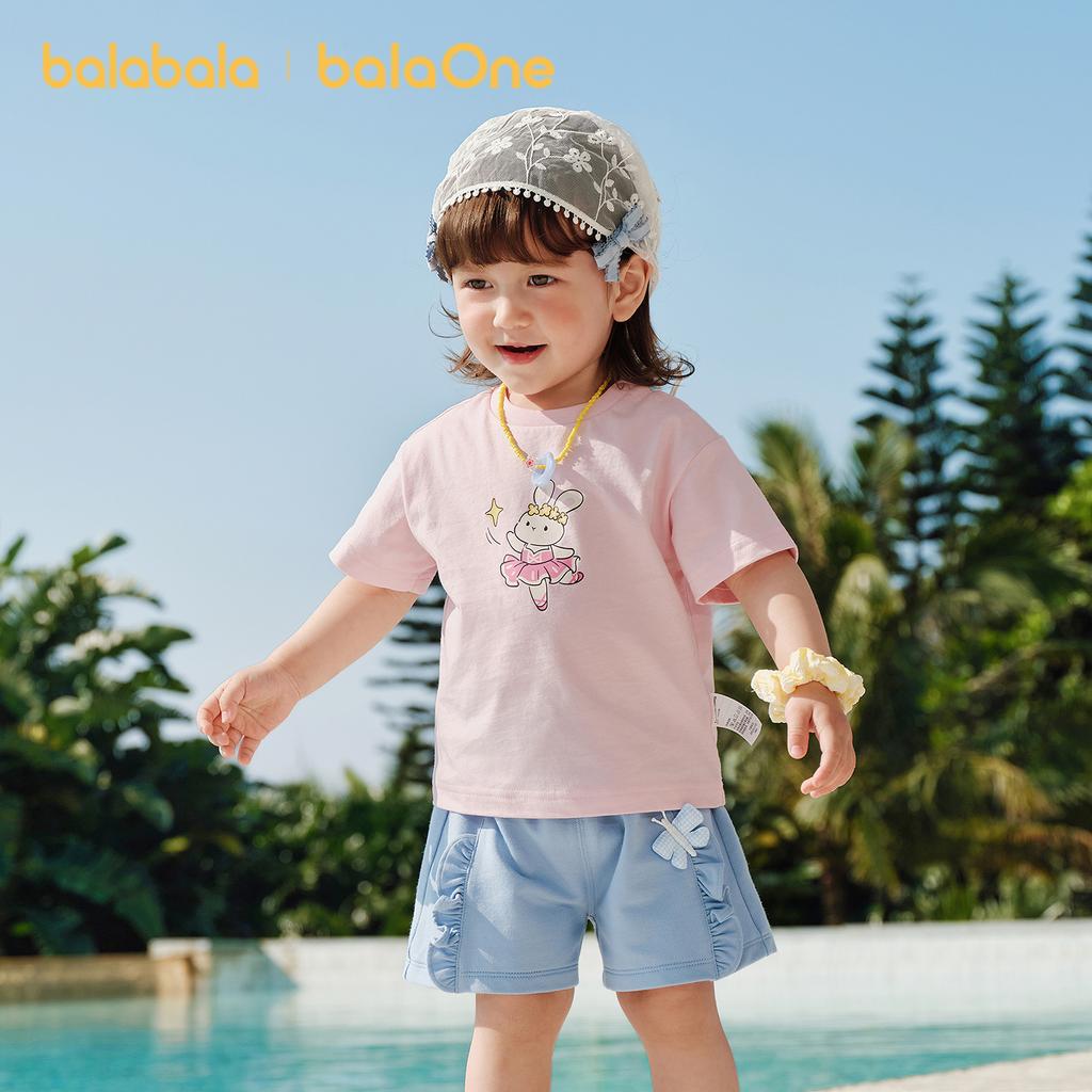 Balabala Children's Clothing Baby Short-Sleeved T-Shirt