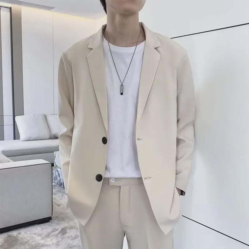 Men's Korean Style Casual and Trendy Single-Sleeve Jackets
