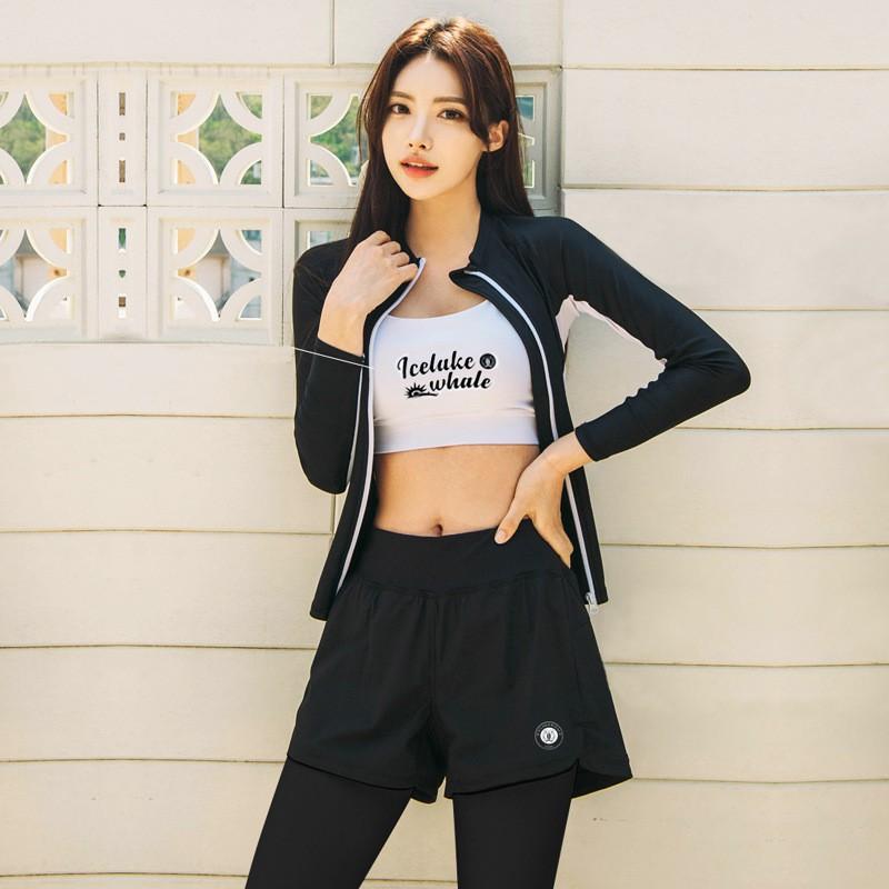 Womens Nylon Snorkeling Rash Guard Set Mens Surfing Swimwear Quick Dry Long Sleeve Wetsuit Diving Swimming