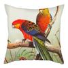 Flower And Birds Polyester Pillow Cover Bird Animal Printed Cushion Cover Throw Pillowcase For Home Sofa Decor 45X45Cm