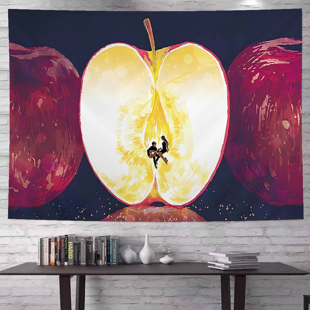 

Classic Delicious Apple INS Style Fruit Colorful Tapestry Wall Hanging Bohemian Wall Tapestries Mandala Wall Hanging Sheets 60x110 cm