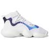 Adidas Originals Crazy BYW J Cushioning High top Children's Basketball Shoes White Blue Teenagers CG6755
