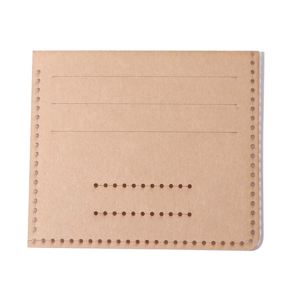 13Pcs/Set Handmade Wallet Pattern Stencil Acrylic Reusable Wallet Sewing Stencil DIY Transparent Short Clip Template