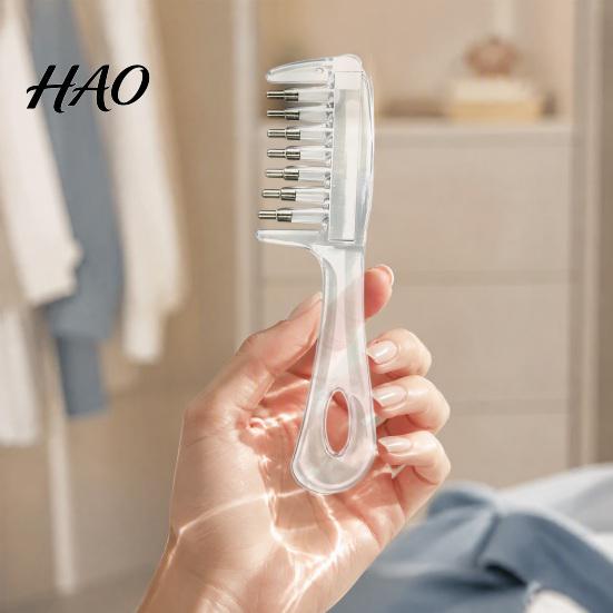 Roller Ball Scalp Massager 1/2Pcs Oil Applicator Comb with Ball, Minoxidil for Nourishing Hair Growth, Massage Dust Cover Professional Tool