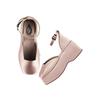Shoetopia Stylish Peach Chic Pumps For Girls-Eu40