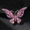 Fashion Full Zircon Butterfly Brooch For Women Luxurious Animal Corsage Pins Wedding Party Clothing Accessories Jewelry Gifts