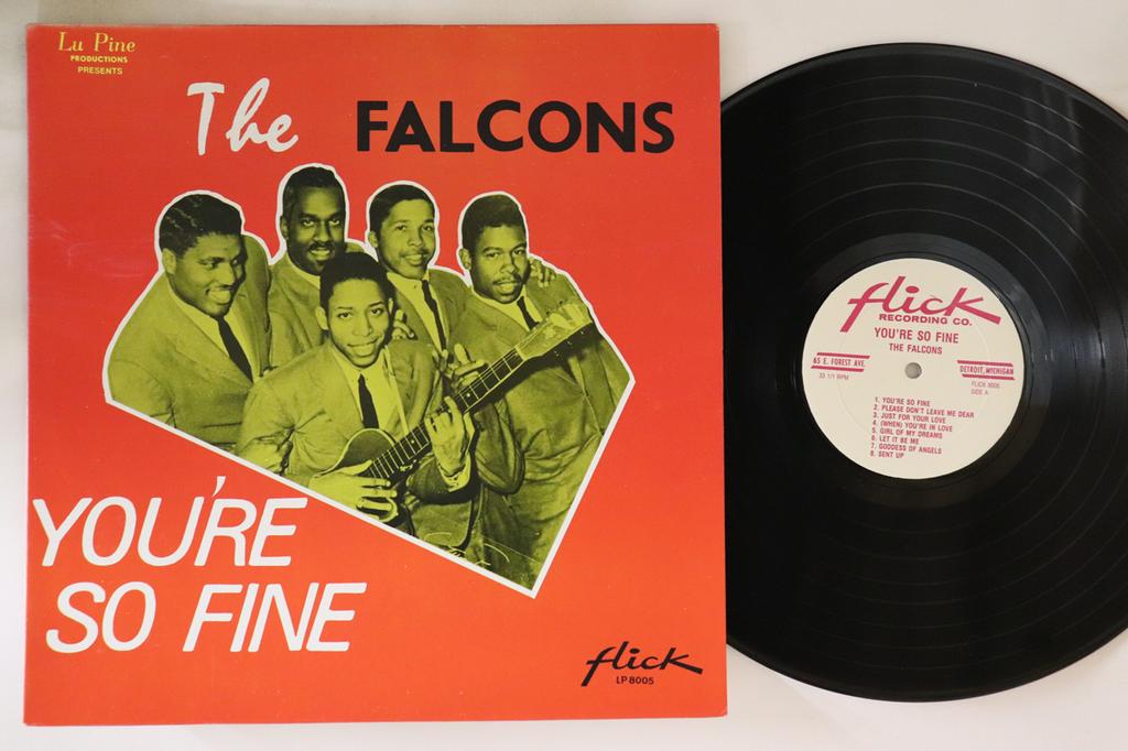 LP Record FALCONS - You're So Fine 8005 FLICK RECORDING US Blues Used