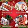 Santa Banner Santa Claus Pattern Xmas Banner Holiday Banner Christmas Tree Pattern For Festive Decoration Winter Party Indoor