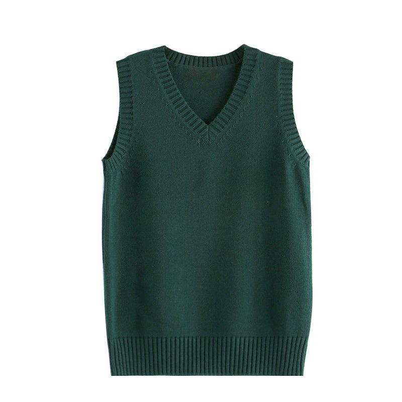 Gilet Scollo a V da Donna Canotta Casual Senza Maniche