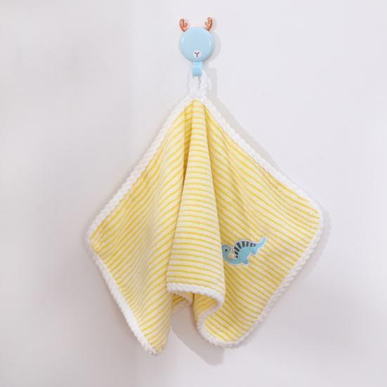 Soft Microfiber Children's Towel with Exquisite Lanyard Absorbent Non-Linting Quick-drying Bath Towel