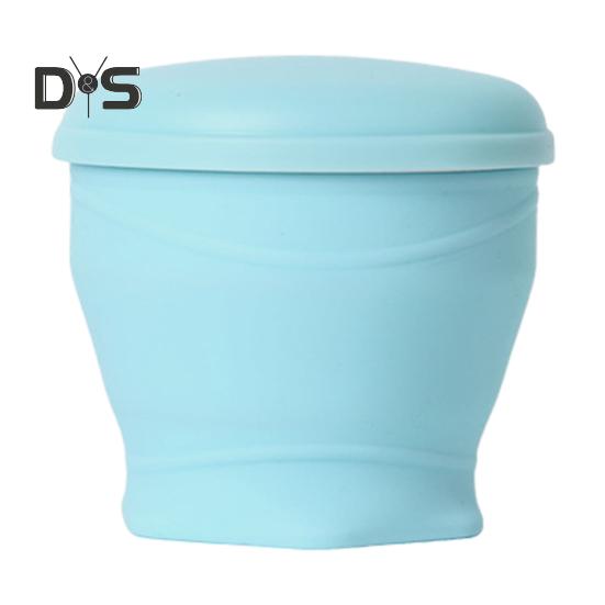 

Силиконовая складная кружка для воды со шнурком 180 мл, многоразовая портативная кружка для питья с широким горлом, легкая складная емкость для питья для путешествий на открытом воздухе 180ml небесно-голубой