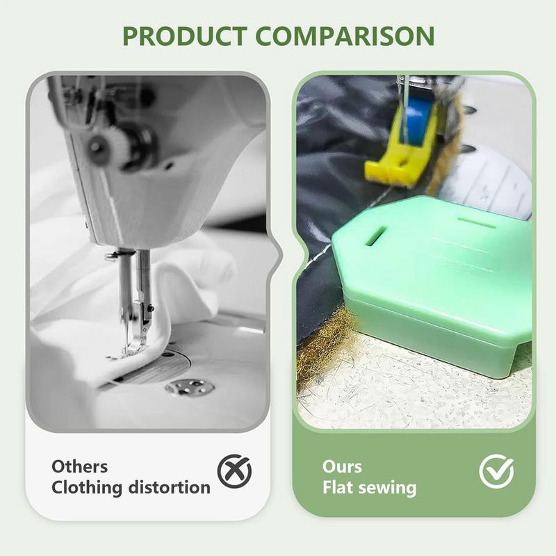 Magnetic Seam Guide 3 Pieces Polygonal Fabric Seam Guide With Scale Multi-Purpose Polygonal Quilting Tool With Scale Hemmer