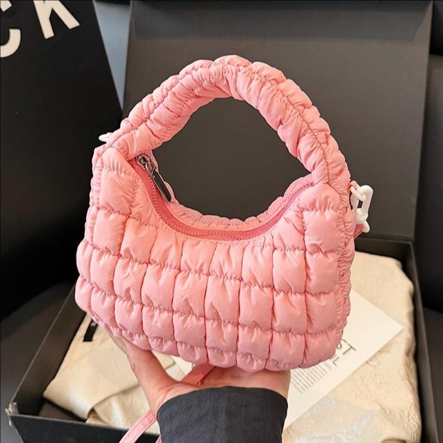 Hand Carry Small Square Bag Women's New Casual Light Casual Commuting Shoulder Messenger Bag