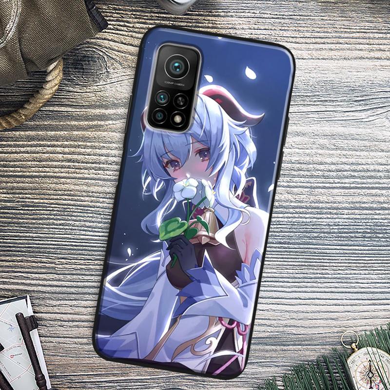 Genshin Impact Ganyu Case For Xiaomi 13 11T 12T Pro 12 Lite 12X Cover For POCO X3 X4 X5 F5 Pro F4 GT C40 M5s F3