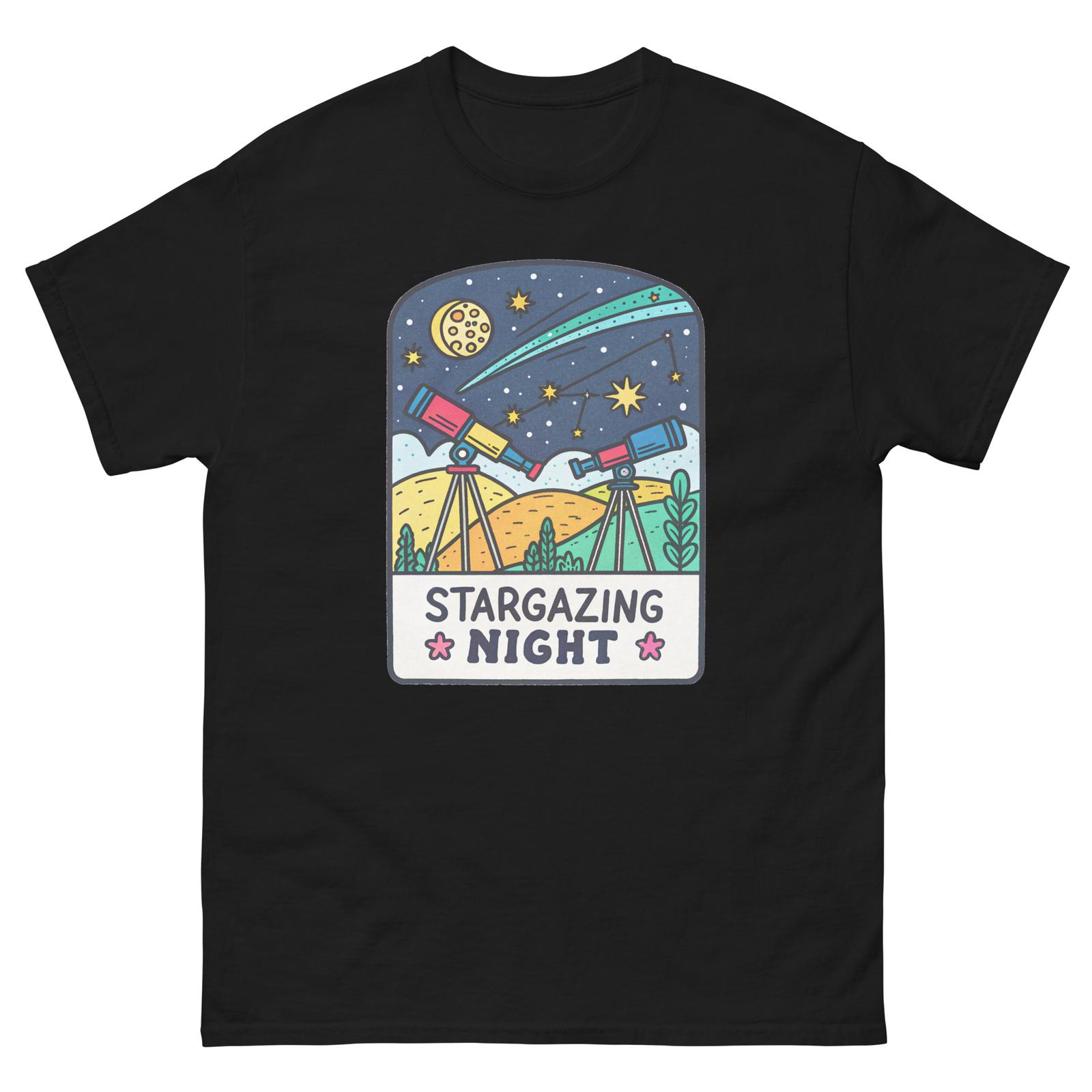 Stargazing Night Event Attraction Social Gathering T-Shirt S