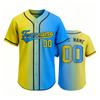 Benutzerdefiniertes Baseballtrikot Kurzarm Knopfleiste Personalisierte Teamnummer Gestickt Sportshirt für Männer Frauen