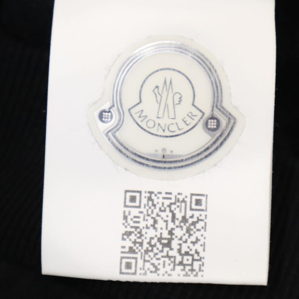 MONCLER Long sleeve Sweatshirts 10A black Brushed back of pullover Kid's Used