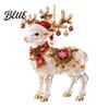 Hanging Decoration Elf Decorative Ornaments Clear Acrylic Tree Ornament Deer Christmas Pendant with for Door