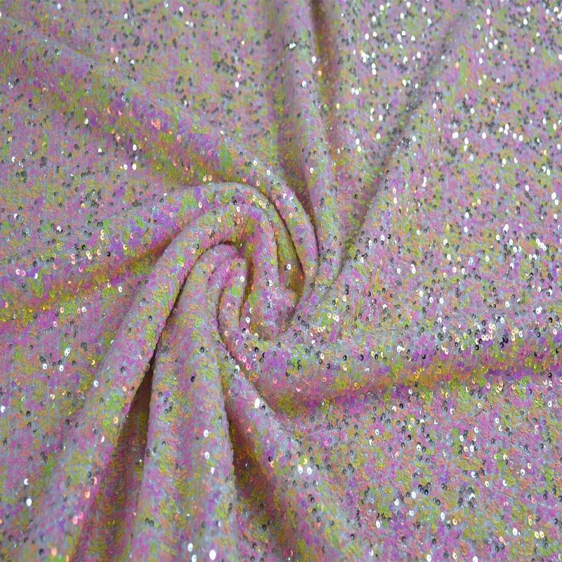 26 Colors 3mm High-Density Glitter Sequin Fabric Christmas Wedding Decoration Dress Handbag Accessories Trimming Cloth Material