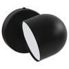 Indoor LED Wall Lamp Smart Touch Stepless Dimming 350 Degree Rotatable Black Wall Lamp for Home