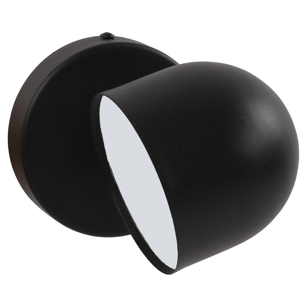 Indoor LED Wall Lamp Smart Touch Stepless Dimming 350 Degree Rotatable Black Wall Lamp for Home