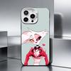 A-Angel D-DustS H-Hazbin Чехол для телефона для iPhone 17,16,15,14,13,12,11 Plus,Pro Max,XS,Цветной серебристый чехол для телефона