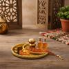 Elegant Moon Food Serving Tray Moon Shaped Ramadan Festival Art Tray  Desktop Decoration