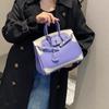 2025 New Leather Women's Bag First Layer Cowhide Swift Lace Bag Portable Shoulder Women's Bag Cross-border Wholesale