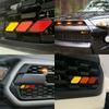 Tri-color 3 Grille Badge Emblem For 2018-2021 Toyota Tacoma TRD 4Runner Tundra