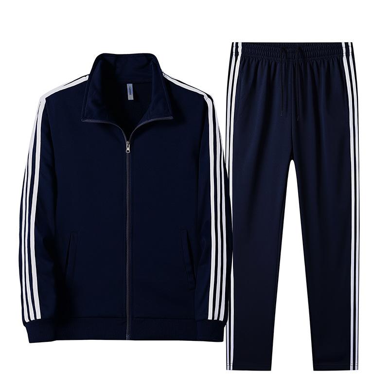 Autumn Sports Suit Couple Casual Running Stand-up Collar Loose Windproof Jacket Sweatpants