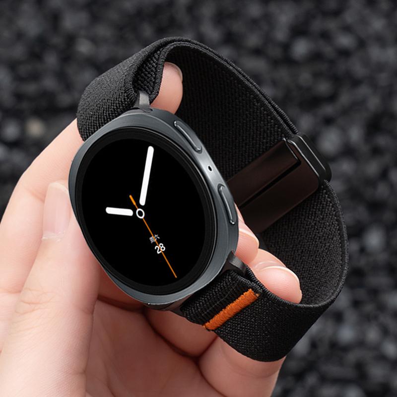 Magnetic Band For Samsung Galaxy Watch 8 classic 46mm stretch Nylon correa pulseira belt Bracelet Galaxy Watch 8 Strap 40mm 44mm