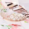 Birthday Party Dance Crown Sash Set Crown Shoulder Strap Birthday Gift Decoration for Women