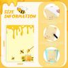 12 Pieces Bee Sticky Notes Bee Notepads Gifts 3x4 Inch Adhesive Honey Memo Notes for Women to Do List for Memo Reminder List for Office Home Supplies