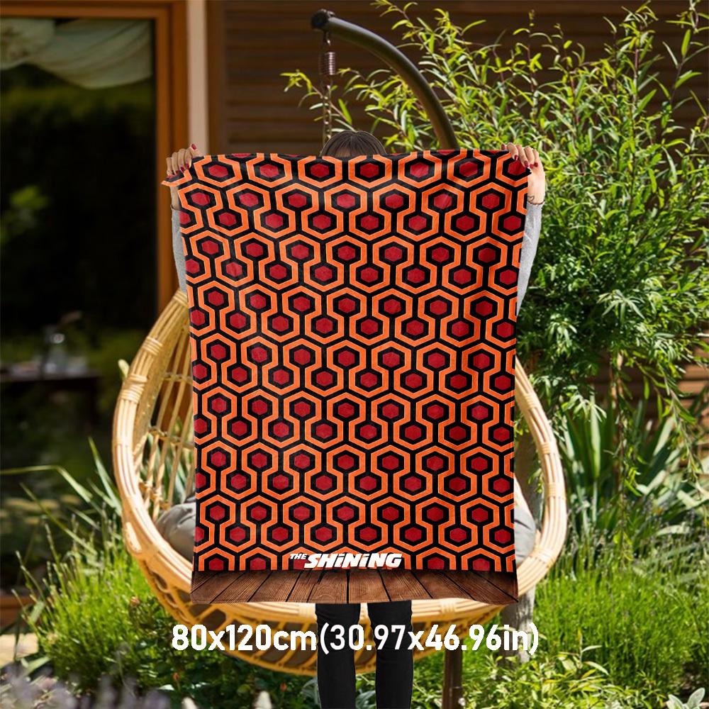 1PC carpet shining Outdoor Flannel Blanket Soft Plush Decor for Picnics, camping,Bedroom, Playroom, Office1237A 80x120cm(31x47inch)