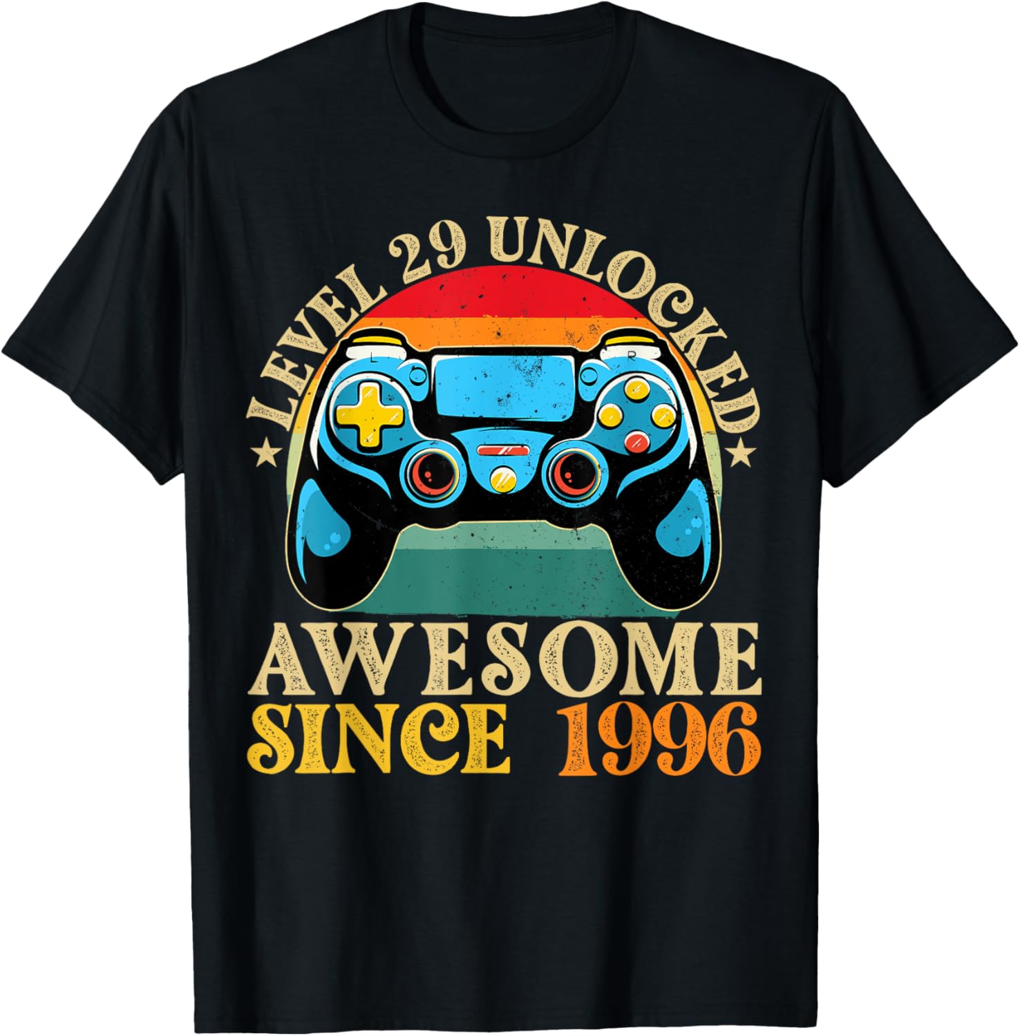 

Level 29 Unlocked Awesome Since 1996 29th Birthday Gamer T-Shirt Unisex Summer Streetwear Tops Couple Camisas 5XL різнокольоровий