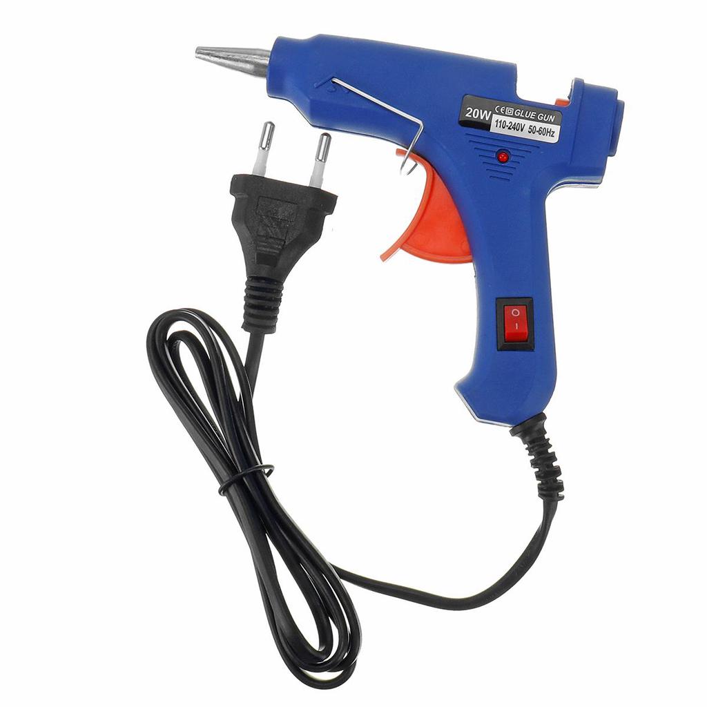 20 W UE Wtyczka pistoletu do klejenia na gorąco Pistolety elektryczne Silikonowe Pistolet do klejenia termicznego Naprawa Temperatury narzędzia