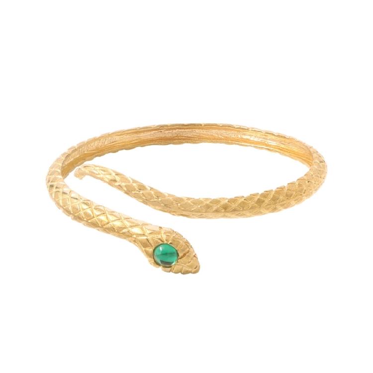 

Fashionable Snake Open Cuff Bracelet Simple Bracelet Adjustable Wristband Great for Everyday Wear and Special Occasions